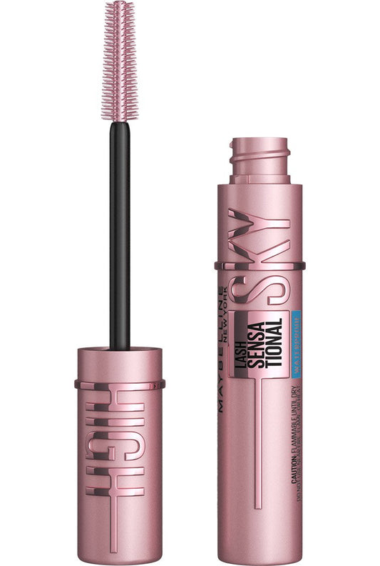 Maybelline New York, Lash Sensational Sky High Mascara Waterproof, Blackest Black 7.10ml