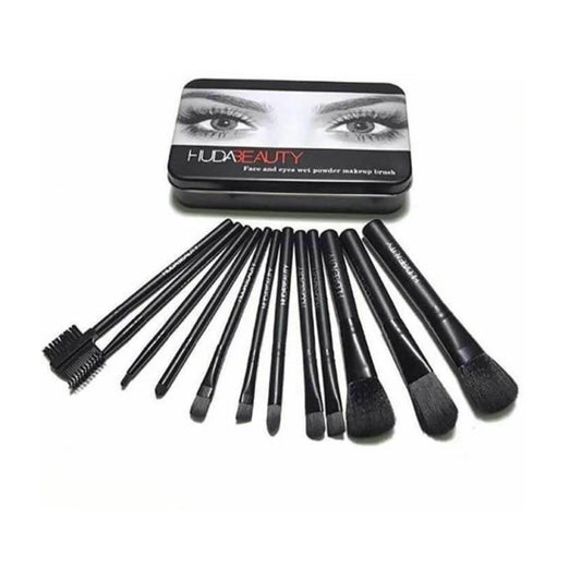 Huda Beauty Original Professional 12pcs Make Up Brushes Set