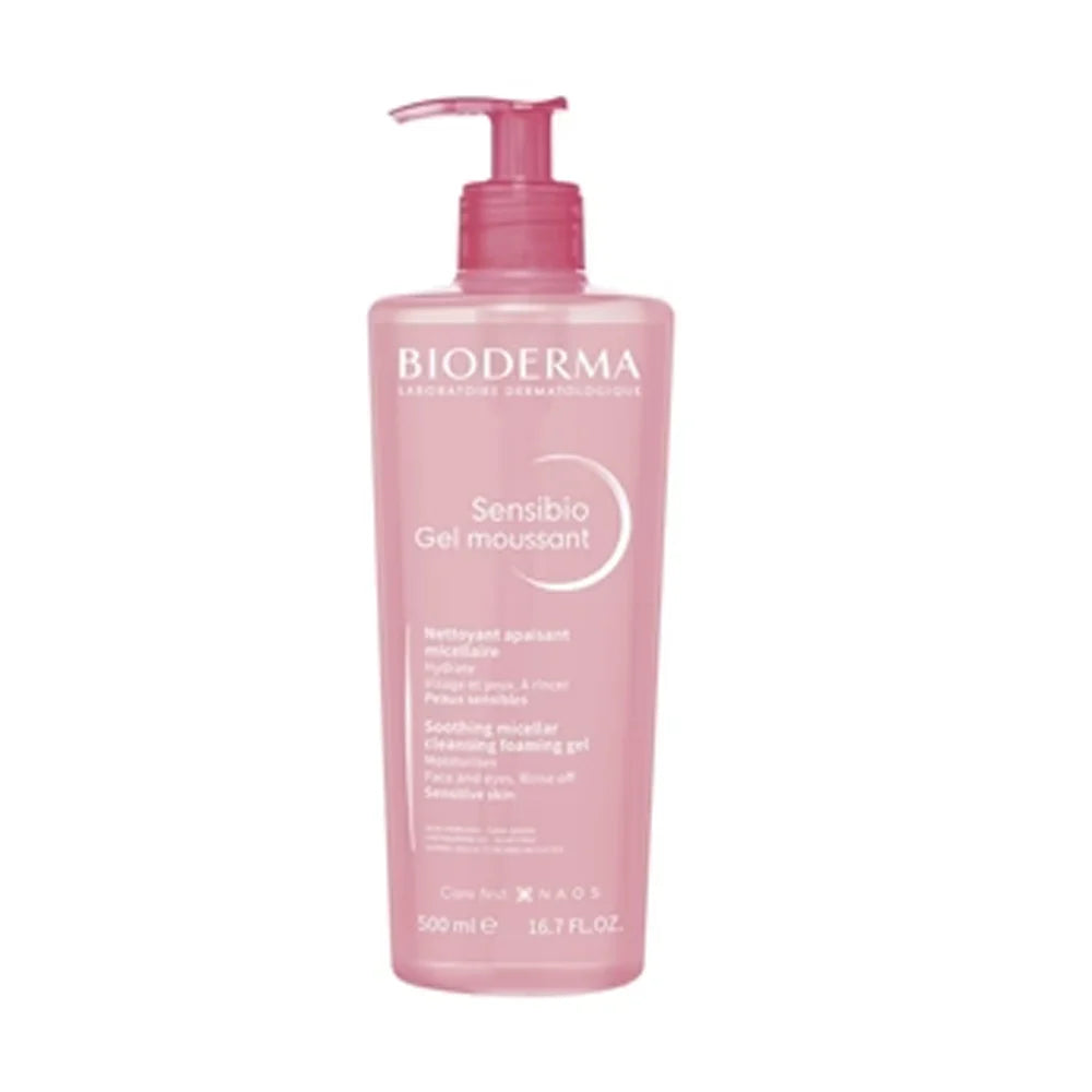 Bioderma Soothing M.C. Foaming Gel Sensibio Foaming Gel 500ml Pink