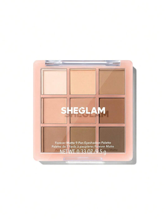 Sheglam Forever Matte 9 Pan Eyeshadow Palette 15gm