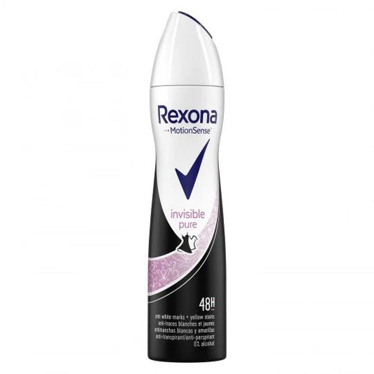 Rexona MotionSense Invisible Pure 48H Deodorant Spray For Women 200ml