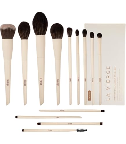 La Vierge Professional Makeup Brush Set For Face & Eye 13Pcs Set