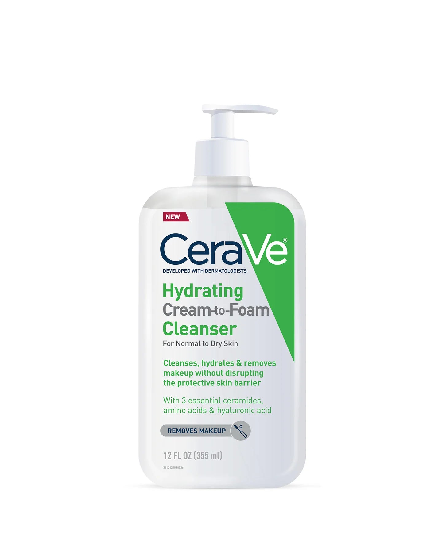 Cerave Hydrating Cream To Foam Cleanser 236ml