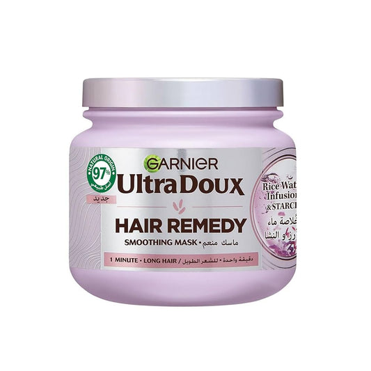 Garnier Ultra Doux Rice Water Moisturizing Hair Remedy Mask For Dehydrated Hair 340ml