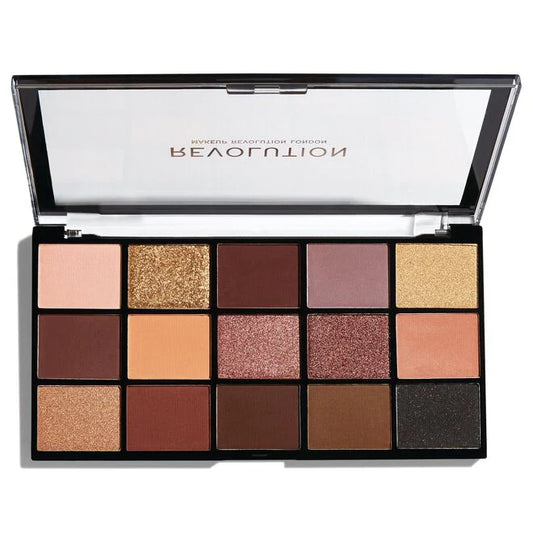 Revolution Beauty 15 Color Reloaded Eyeshadow Palette Velvet Rose