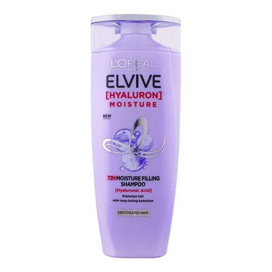 Loreal Paris Elvive Hyaluron Moisture Filling Replumps Hair Shampoo 400ml