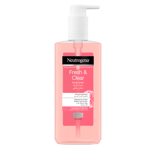 Neutrogena Facial Wash Fresh & Clear With Pink Grapefruit 200ml