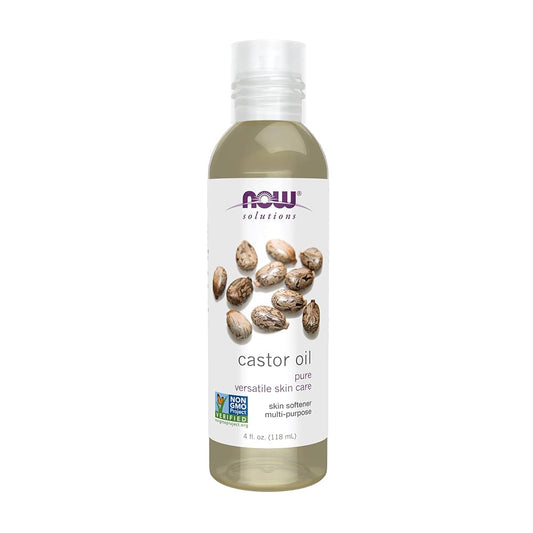 Now Foods Solutions Castor Oil Expeller Pressed 118ml