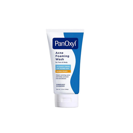 PanOxyl Acne Foaming Wash Maximum Strength 10% Benzoyl Peroxide 156gm