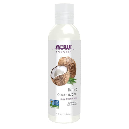 Now Foods Solutions Light And Nourishing Liquid Coconut Hair Oil 473ml