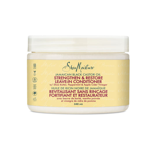 Shea Moisture Jamaican Black Castor Oil Strengthen & Restore Leave In Conditioner 340ml