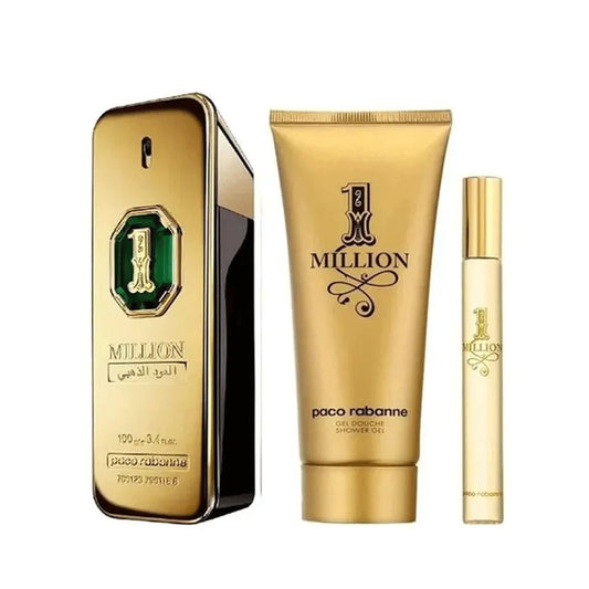 Paco Rabanne 1 Million Golden Oud Set for Men Intense Perfume 3Pcs