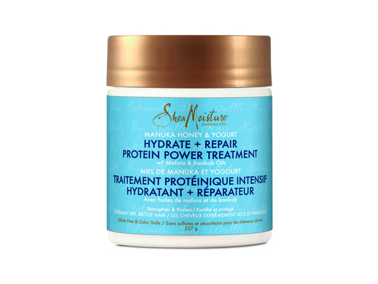 Shea Moisture Manuka Honey & Yogurt Hydrate + Repair Protein Power Treatment  227gm