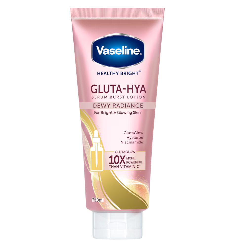 Vaseline Healthy Bright Glutahya Serum Burst Lotion Dewy Radiance 330ml