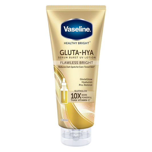 Vaseline Healthy Bright Gluta Hya Flawless Glow Serum In Lotion 330ml