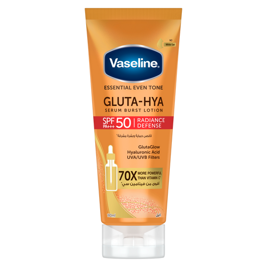 Vaseline Glutahya Serum Burst Lotion Radiance Defense Spf 50 Pa+ 180ml