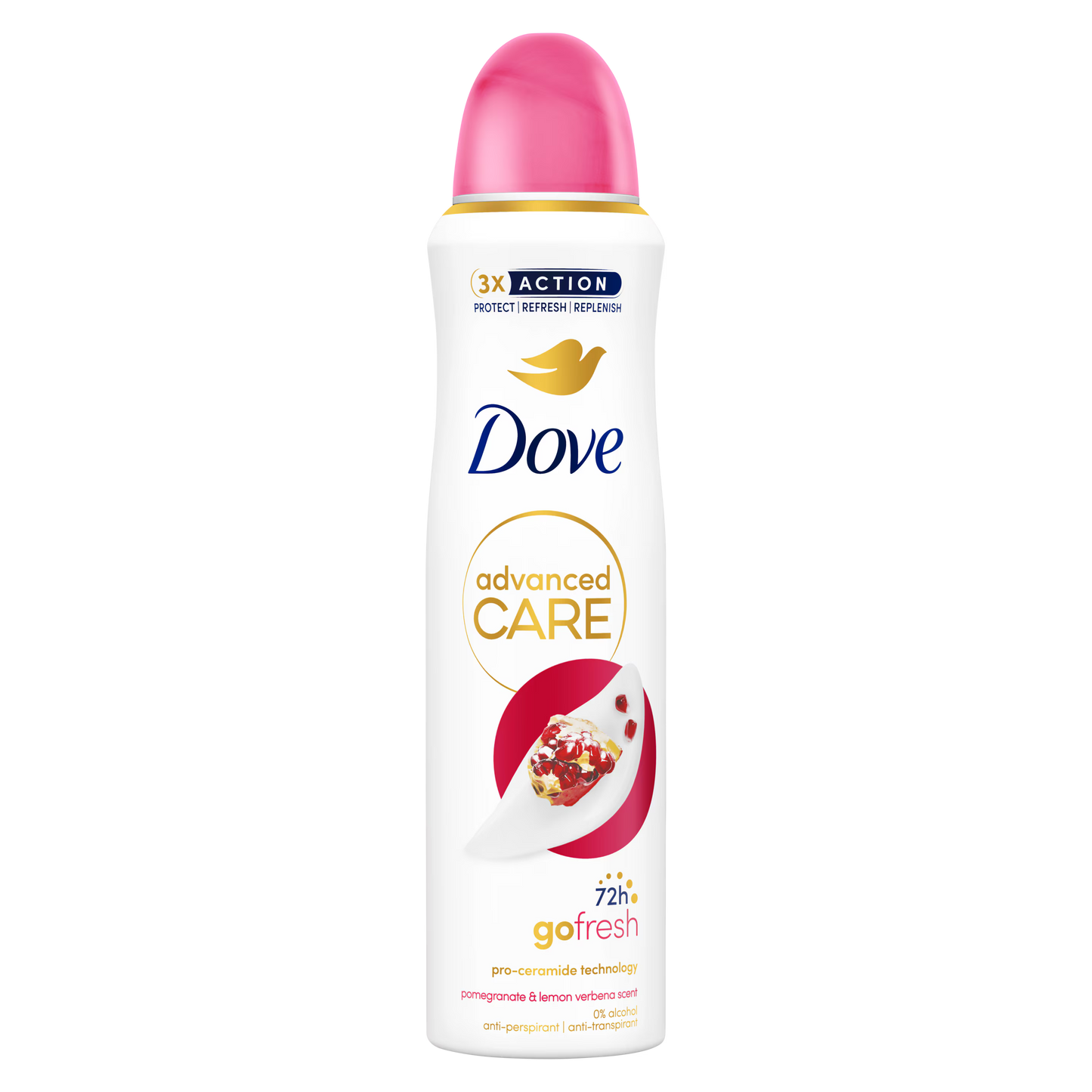 Dove Go Fresh Deodorant Spray Pomegranate & Lemon Verbena For Women 150ml