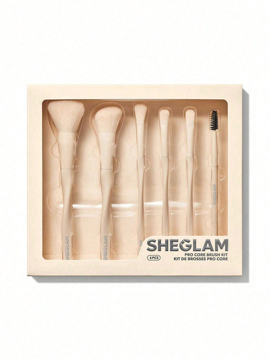 Sheglam Pro Core Brush Kit 6Pcs Set