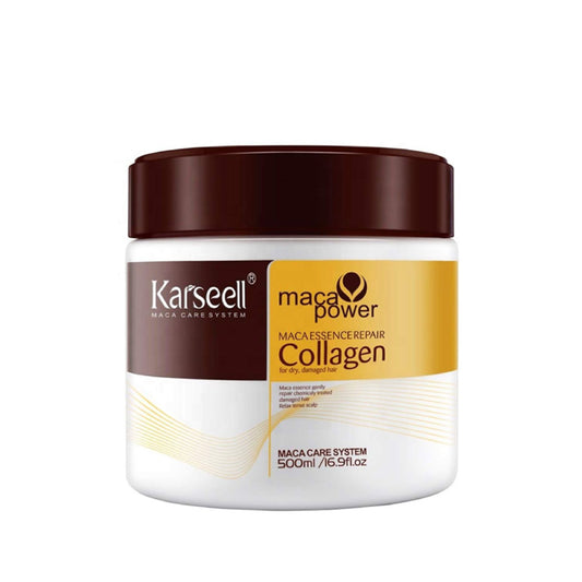 Karseell Maca Power Hair Treatment Deep Repair Conditioning Argan Oil Collagen Hair Mask 500ml