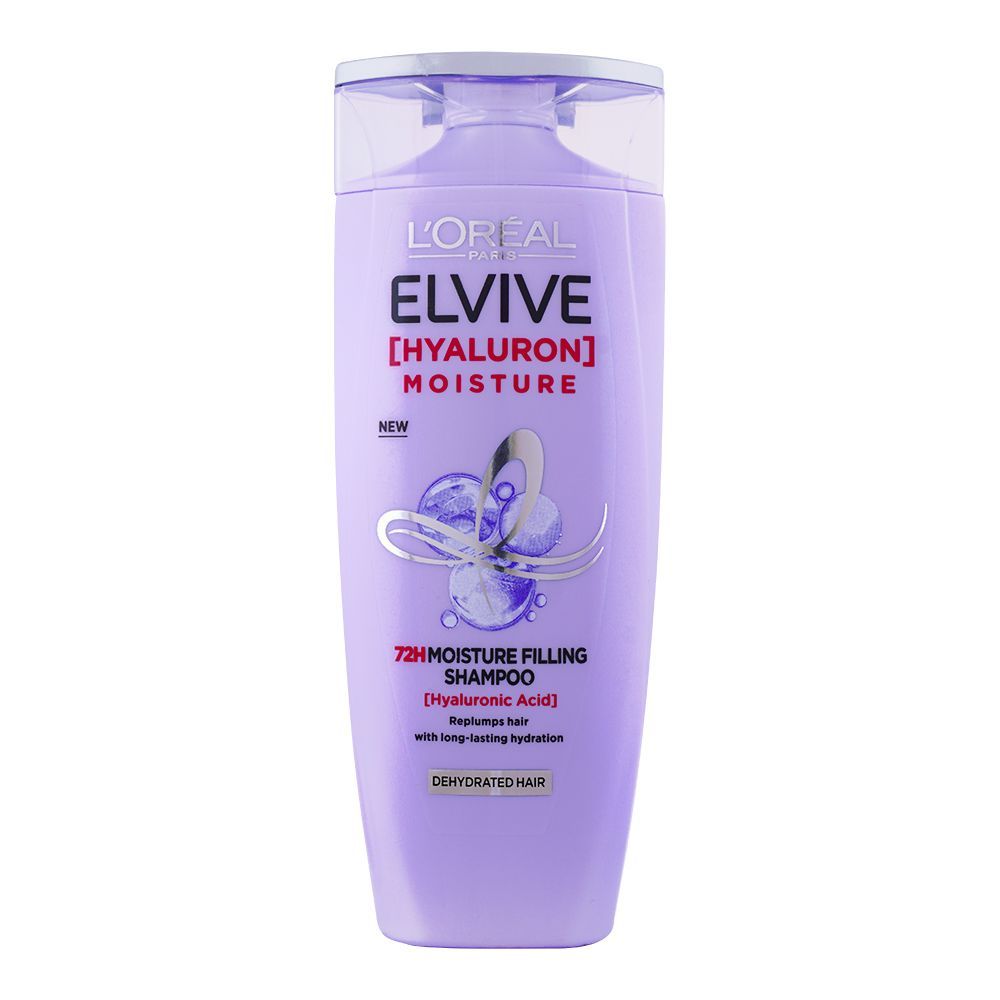 Loreal Paris Elvive Hyaluron Moisture Filling Replumps Hair Shampoo 400ml